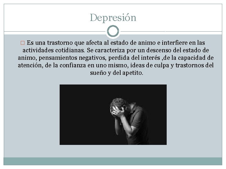 La Salud Mental Los trastornos de la salud
