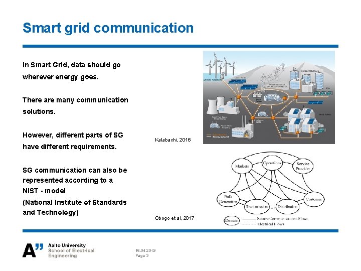 ELECE 8423 Smart Grid 23 Communication solutions for