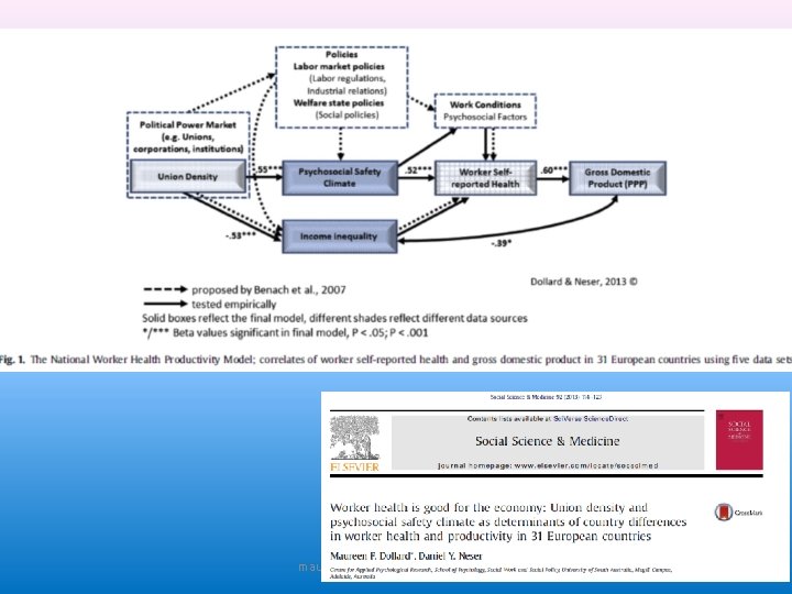 maureen. dollard@unisa. edu. au © 