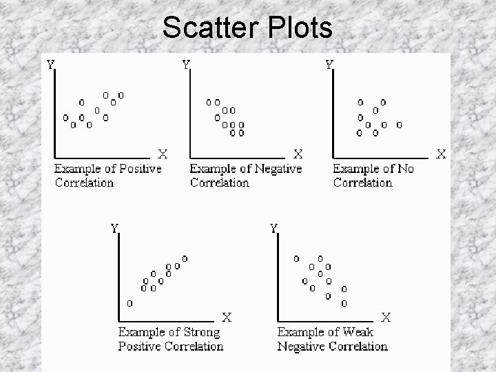 Scatter Plots 