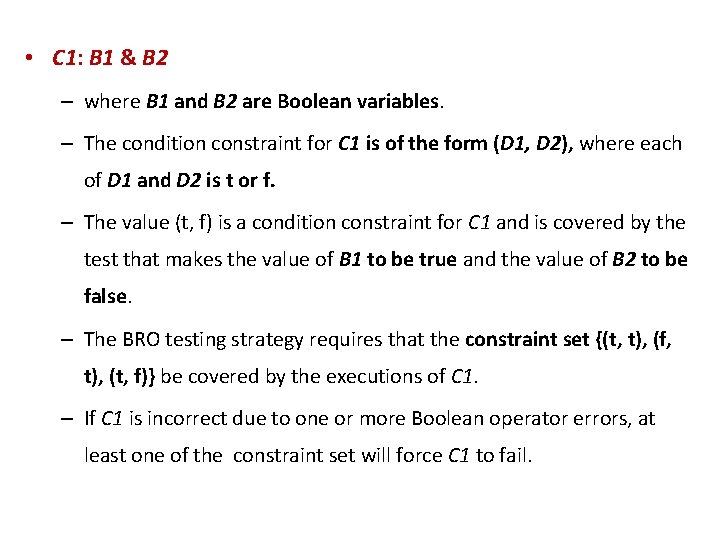  • C 1: B 1 & B 2 – where B 1 and