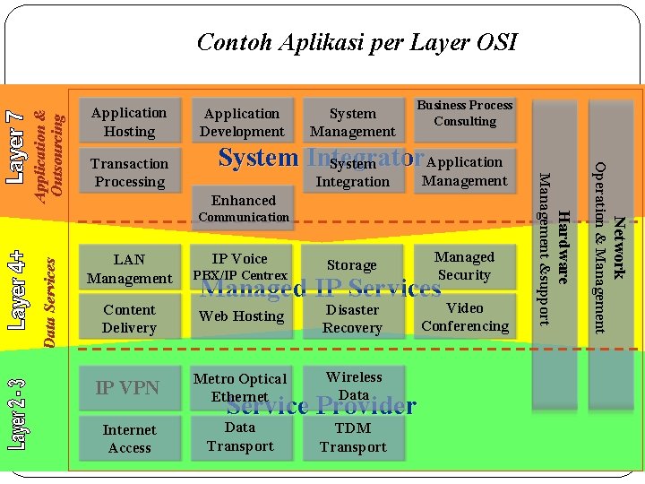 Application Hosting System Management Business Process Consulting System In. System tegrator Application Storage Managed