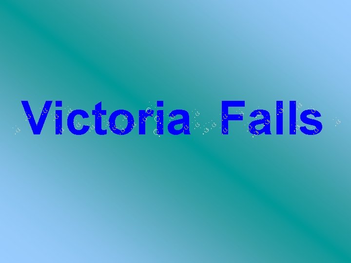 Victoria Falls 
