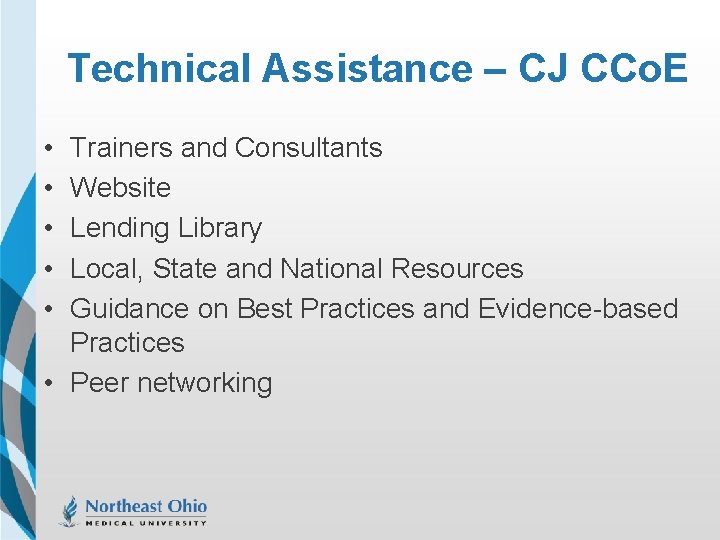 Technical Assistance – CJ CCo. E • • • Trainers and Consultants Website Lending