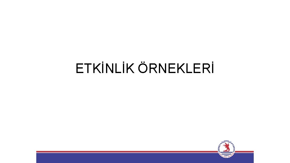 ETKİNLİK ÖRNEKLERİ 