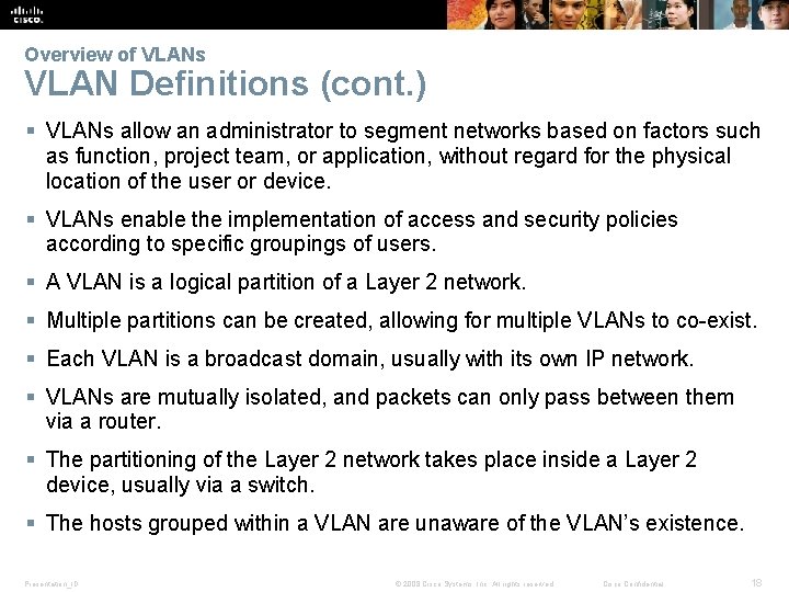 Instructor Materials Chapter 6 VLANs CCNA Routing and