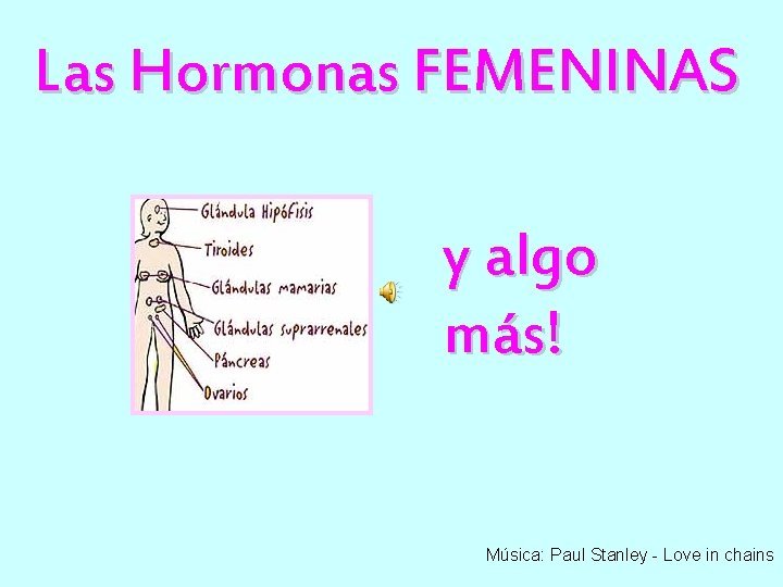 Las Hormonas FEMENINAS y algo más! Música: Paul Stanley - Love in chains 