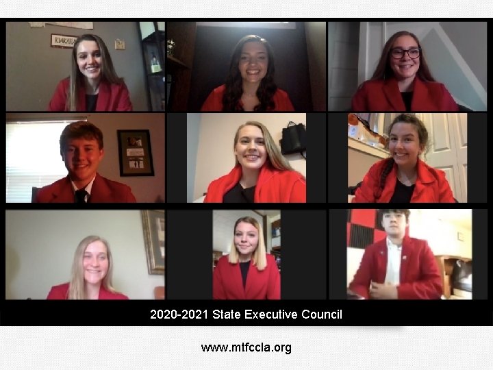 2020 -2021 State Executive Council www. mtfccla. org 