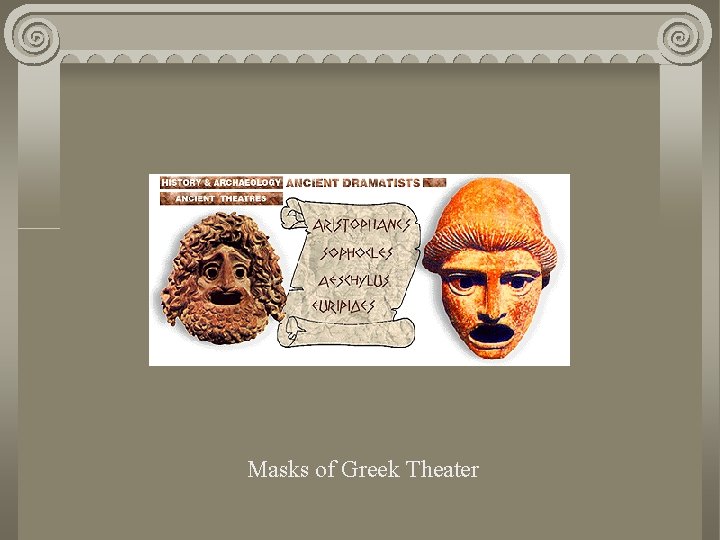 Masks of Greek Theater 