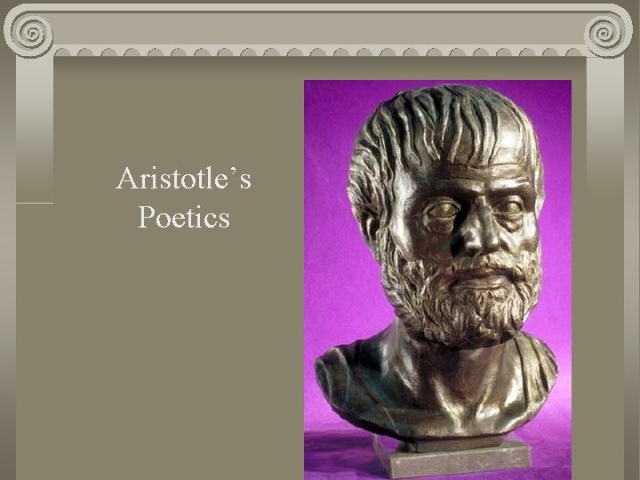 Aristotle’s Poetics 