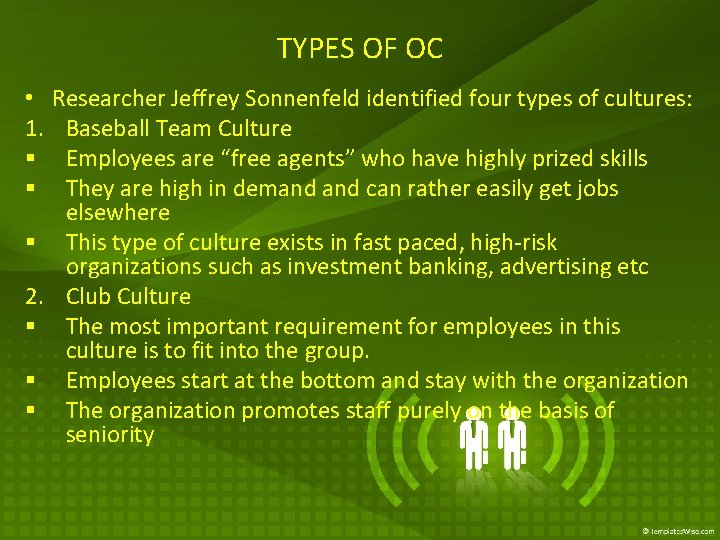 TYPES OF OC • 1. § § § 2. § § § Researcher Jeffrey