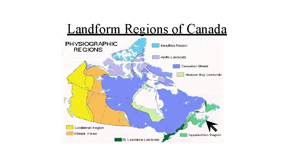 Landform Regions of Canada 