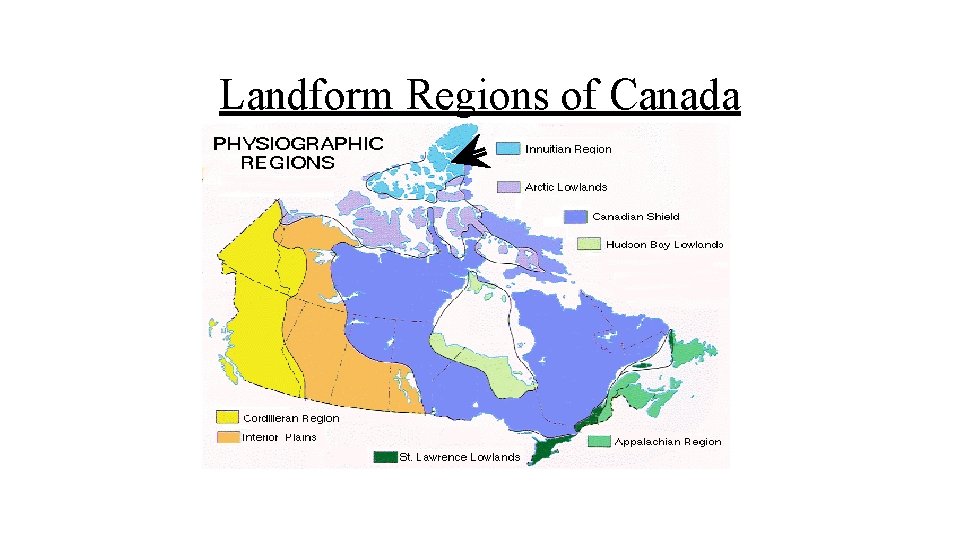 Landform Regions of Canada 