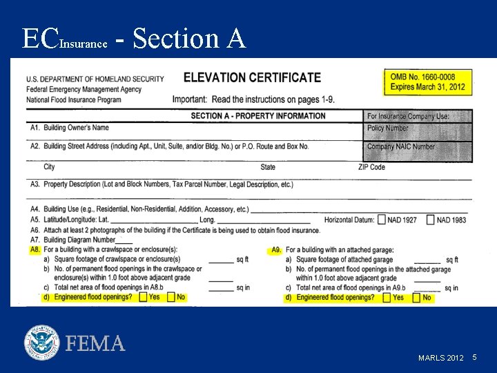 ECInsurance - Section A MARLS 2012 5 
