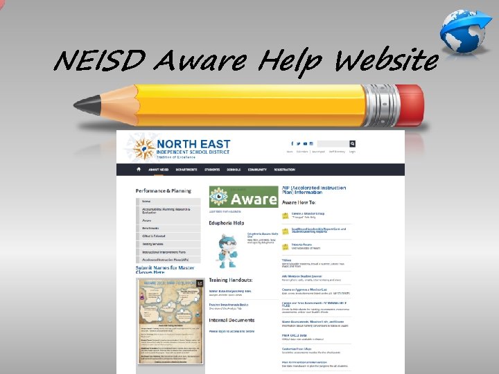NEISD Aware Help Website 