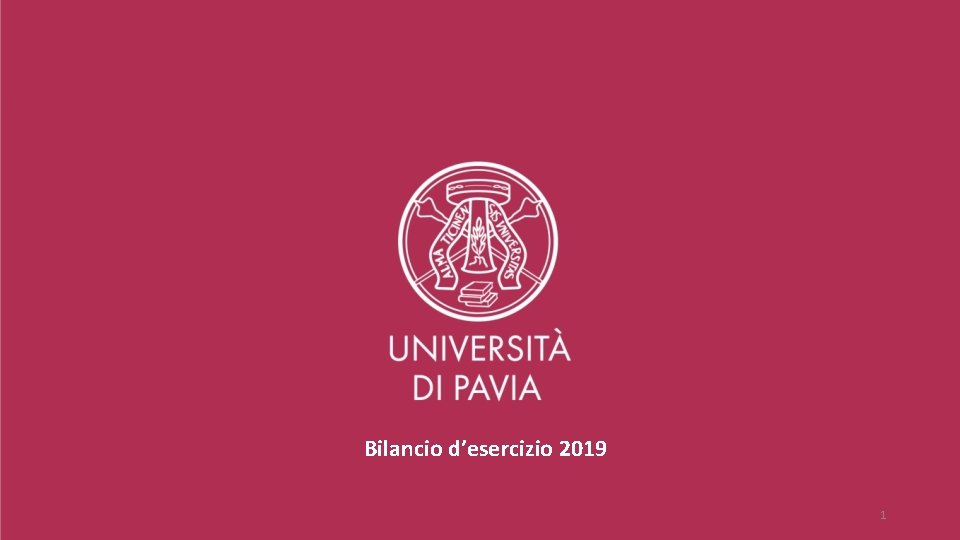 Bilancio d’esercizio 2019 1 