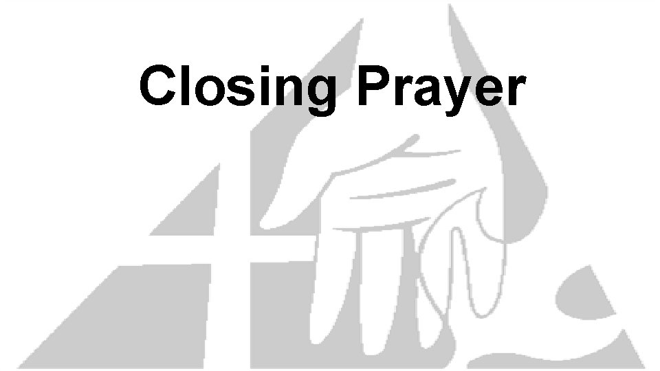 Closing Prayer 