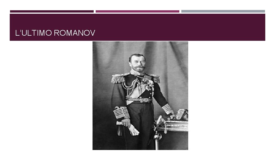 L’ULTIMO ROMANOV 