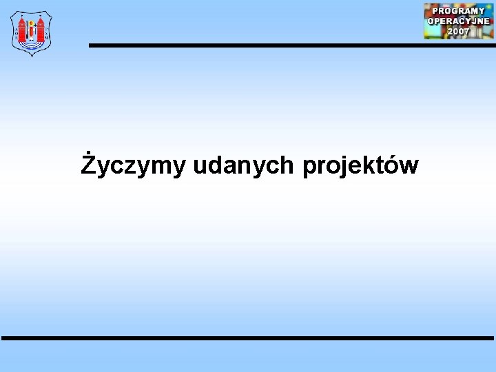 Życzymy udanych projektów 