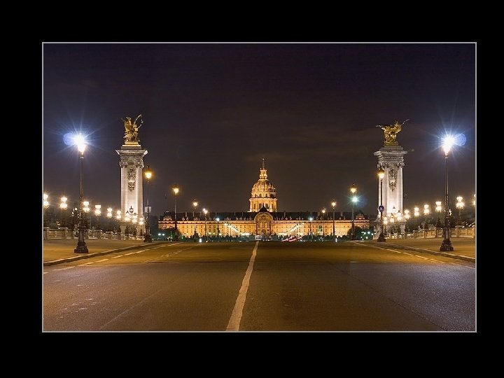 Los Inválidos vistos desde el puente de Alejandro III 