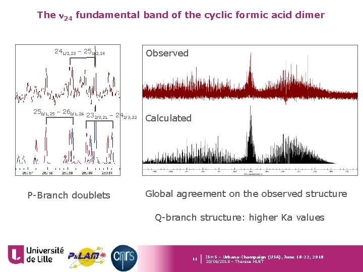 The n 24 fundamental band of the cyclic formic acid dimer 241/2, 23 –