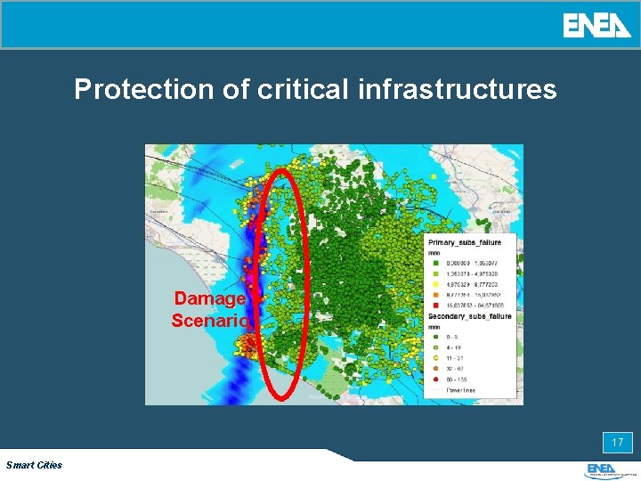 Protection of critical infrastructures Damage Scenario 17 Smart Cities 