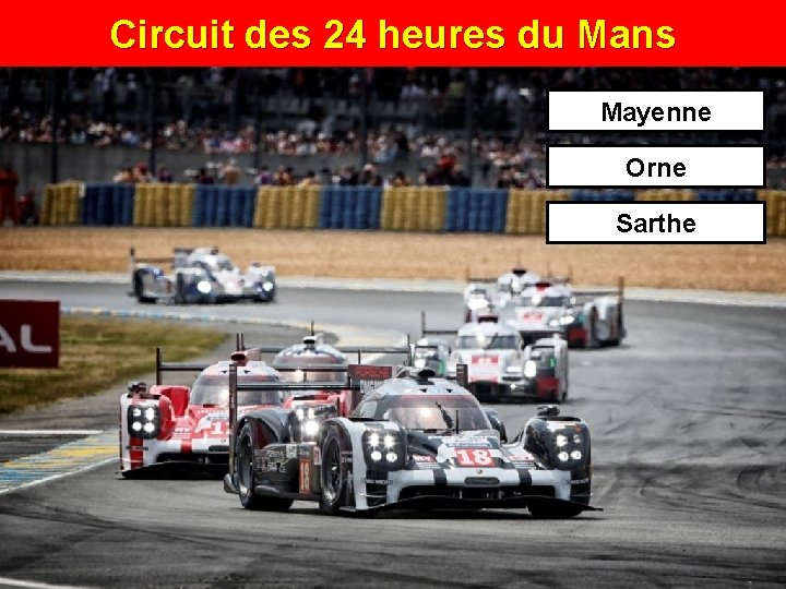 Circuit des 24 heures du Mans Mayenne Orne Sarthe 