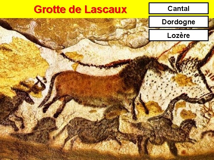 Grotte de Lascaux Cantal Dordogne Lozère 