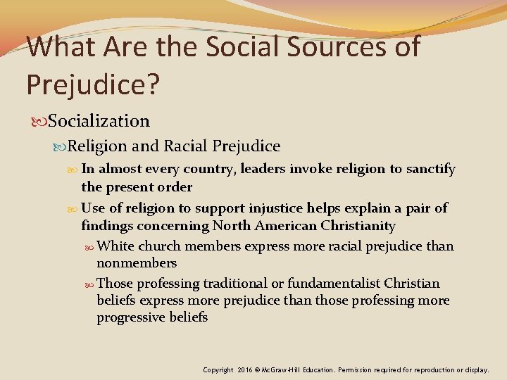What Are the Social Sources of Prejudice? Socialization Religion and Racial Prejudice In almost What Are the Social Sources of Prejudice? Socialization Religion and Racial Prejudice In almost