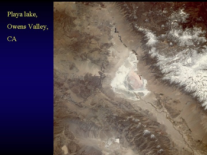 Playa lake, Owens Valley, CA 