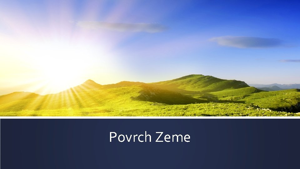 Povrch Zeme 