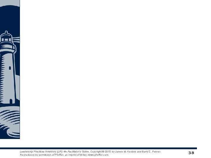 Leadership Practices Inventory (LPI) 4/e Facilitator’s Guide. Copyright © 2013 by James M. Kouzes Leadership Practices Inventory (LPI) 4/e Facilitator’s Guide. Copyright © 2013 by James M. Kouzes