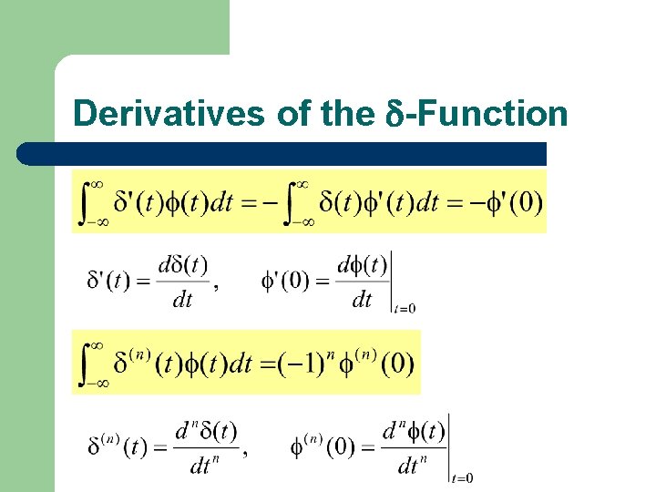 Derivatives of the -Function 