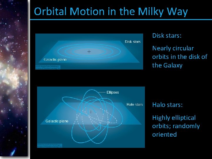 Orbital Motion in the Milky Way Disk stars: Nearly circular orbits in the disk