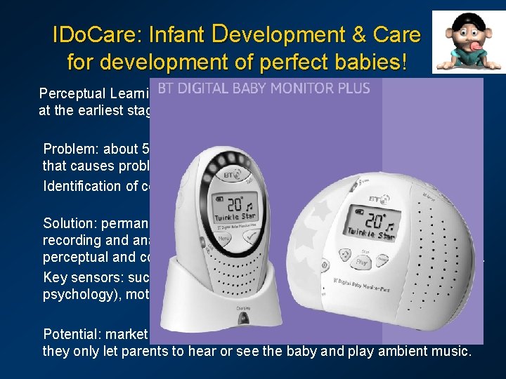 IDo. Care: Infant Development & Care for development of perfect babies! Perceptual Learning is