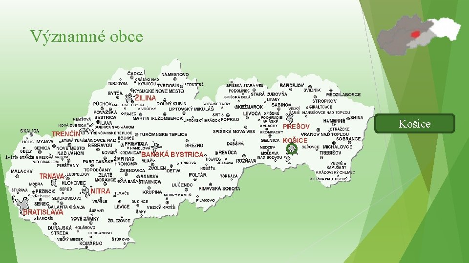 Významné obce Košice 