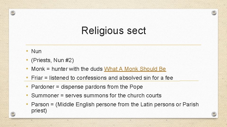 Religious sect • • Nun (Priests, Nun #2) Monk = hunter with the duds