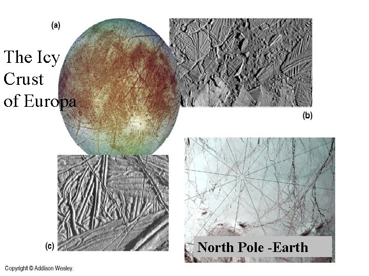 The Icy Crust of Europa North Pole -Earth 