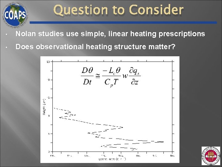 Question to Consider • Nolan studies use simple, linear heating prescriptions • Does observational Question to Consider • Nolan studies use simple, linear heating prescriptions • Does observational