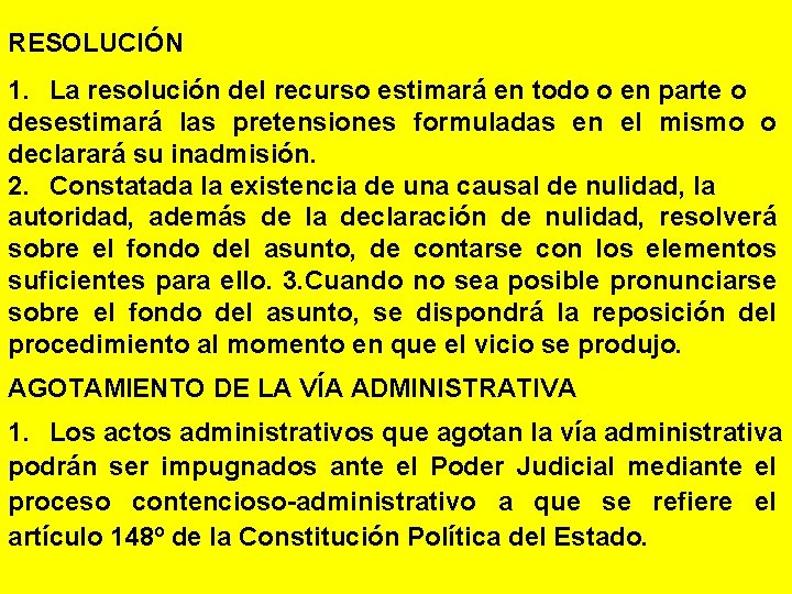 RESOLUCIÓN 1. La resolución del recurso estimará en todo o en parte o desestimará RESOLUCIÓN 1. La resolución del recurso estimará en todo o en parte o desestimará