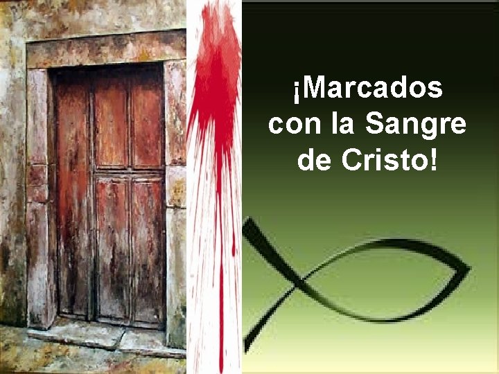 ¡Marcados con la Sangre de Cristo! 