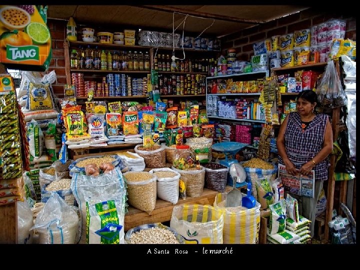 A Santa Rosa - le marché 