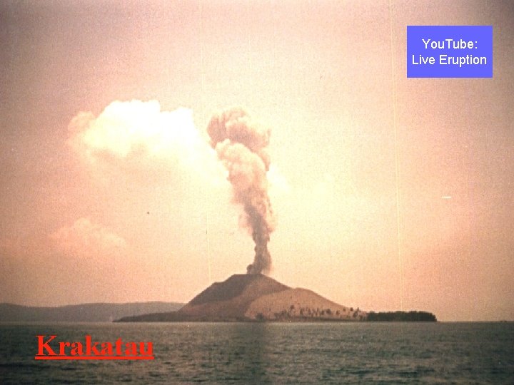You. Tube: Live Eruption Krakatau 