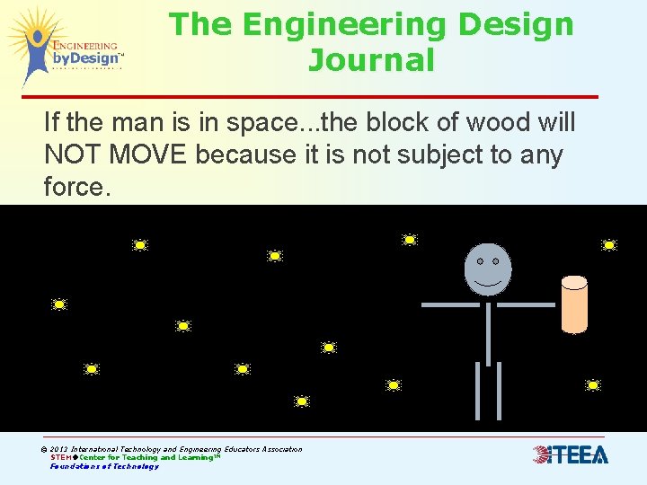 The Engineering Design Journal If the man is in space. . . the block