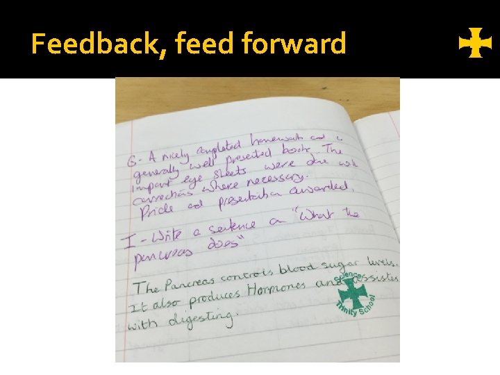 Feedback, feed forward 