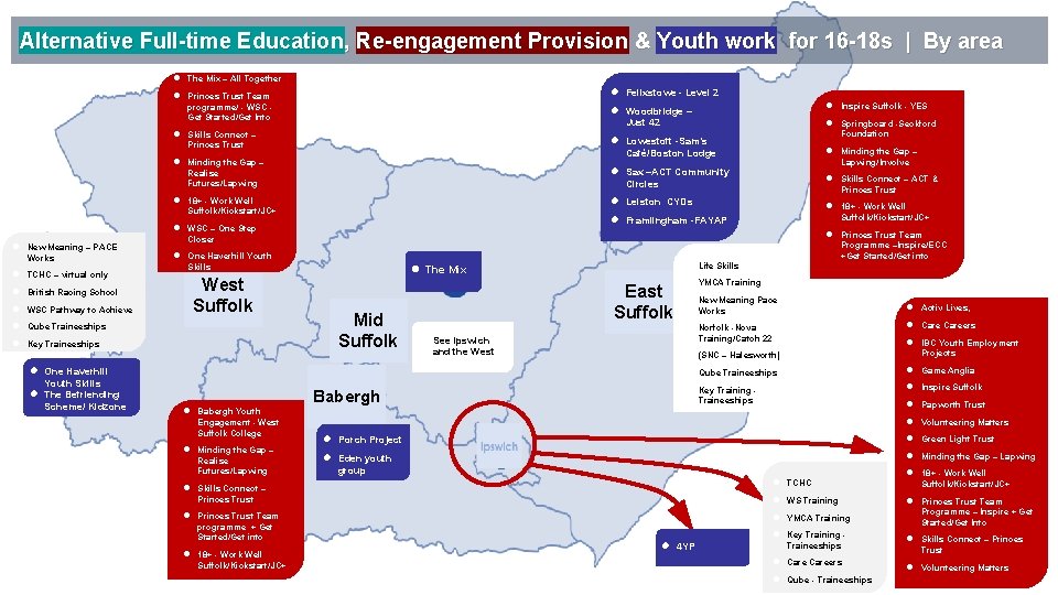 Alternative Full-time Education, Re-engagement Provision & Youth work for 16 -18 s | By