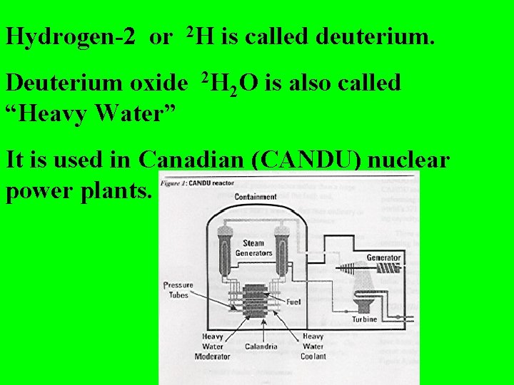 Hydrogen-2 or 2 H is called deuterium. Deuterium oxide 2 H 2 O is Hydrogen-2 or 2 H is called deuterium. Deuterium oxide 2 H 2 O is
