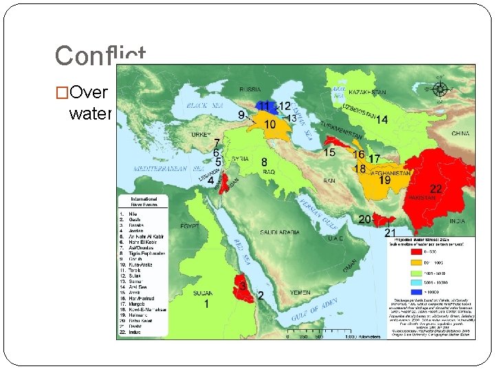 Conflict �Over water 