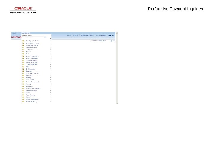 Performing Payment Inquiries 