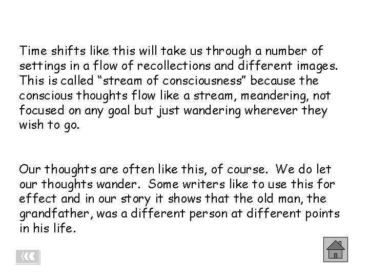 - Setting 03 Time shifts like this will take us through a number of